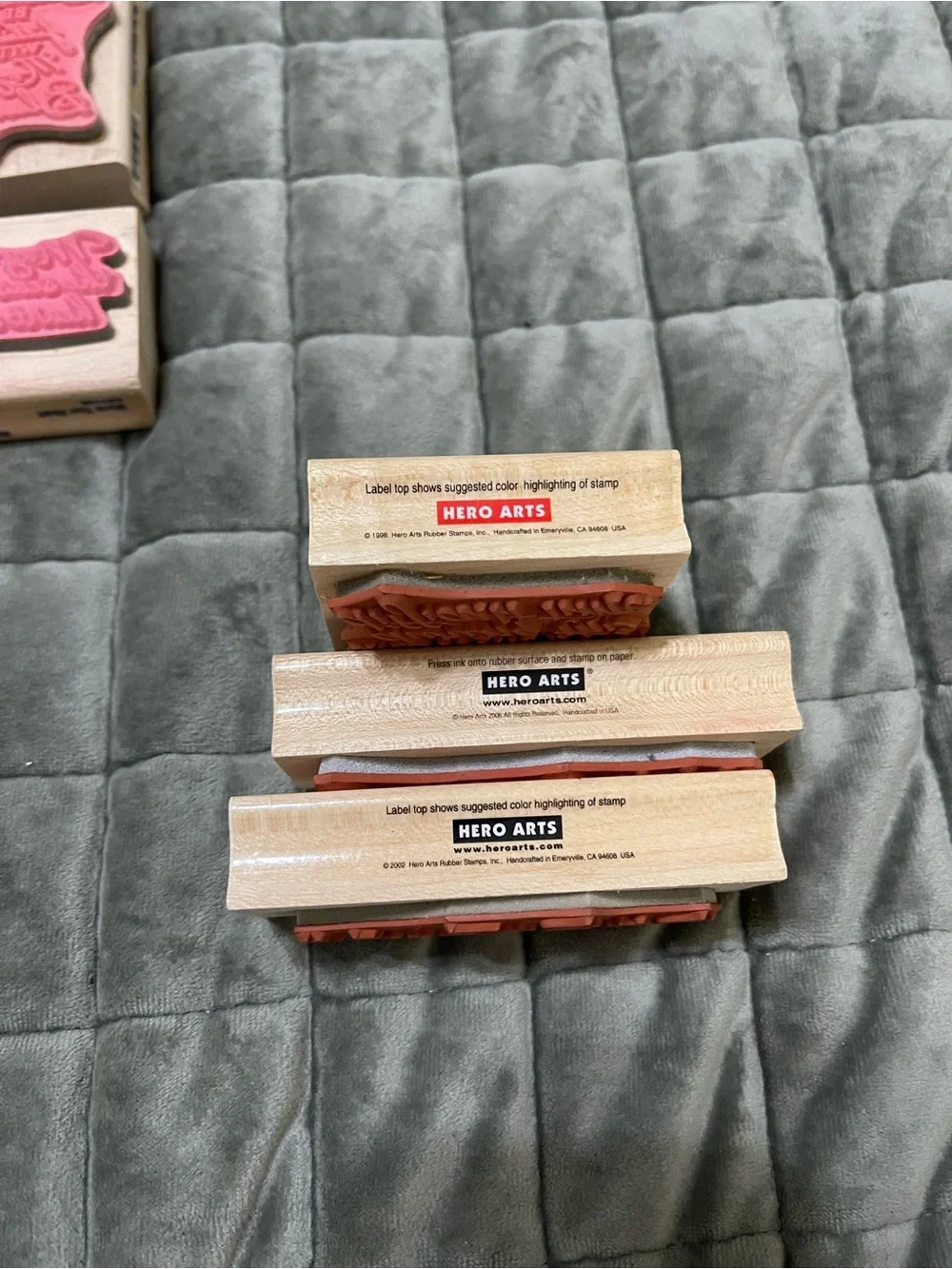 Lot Of 30 Wood Mount Rubber Stamps stamping holidays birthdays quotes